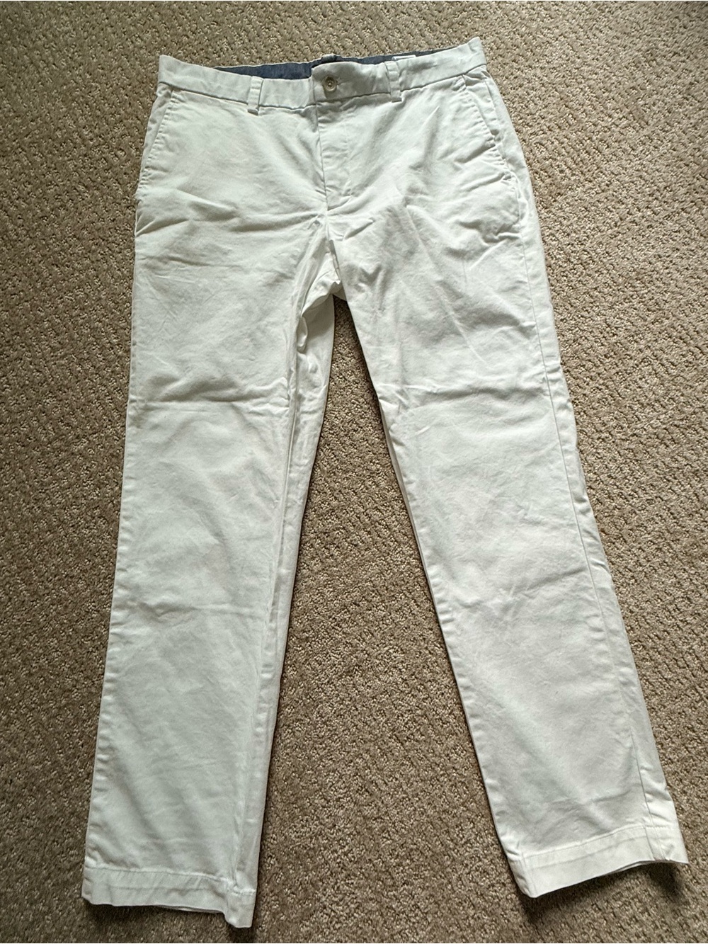 Banana Republic Aiden Chino Pants – White – Men’s 35x32